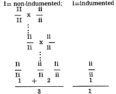 gene inhertiance of indumentum