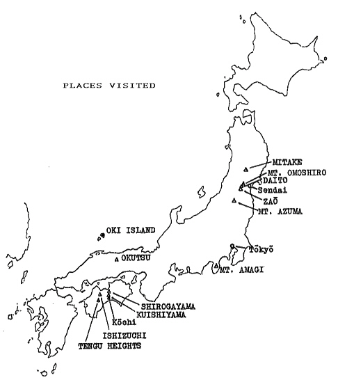 Map of Japan