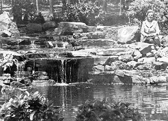 Mrs. George T. Curry in the Birmingham Rhododendron Garden