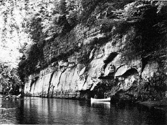 Kickapoo River in Wisconsin