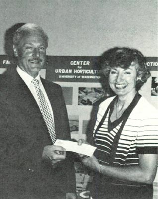 Dr. John A. Wott receives A.R.S. grant check