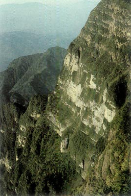 View from the summit of Omei Shan