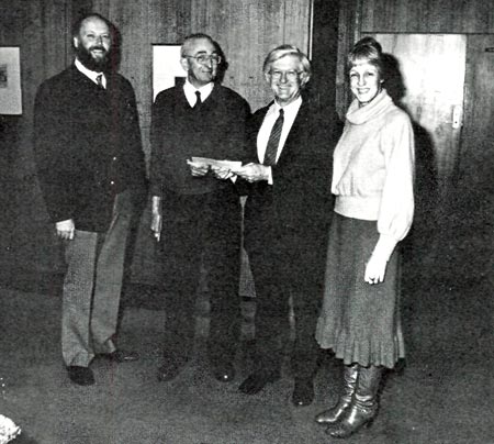 John Rouse presented grant.