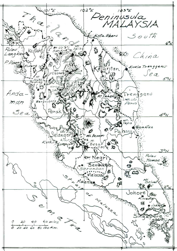 Map of Malaysia