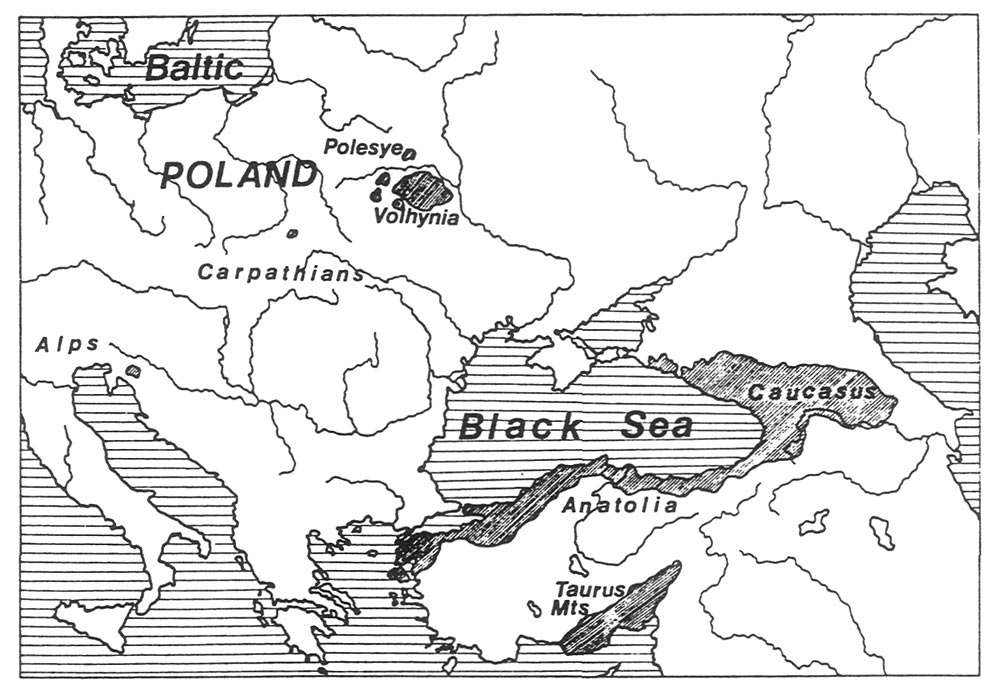 Distribution of Pontic Azalea