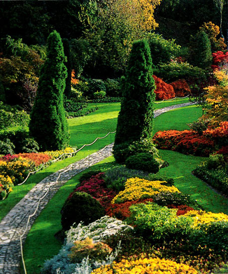 Sunken Garden at Butchart Gardens