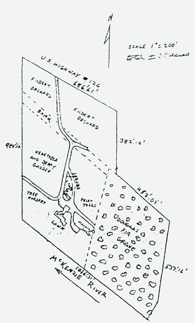 The original layout of Dunroamin
in 1952.