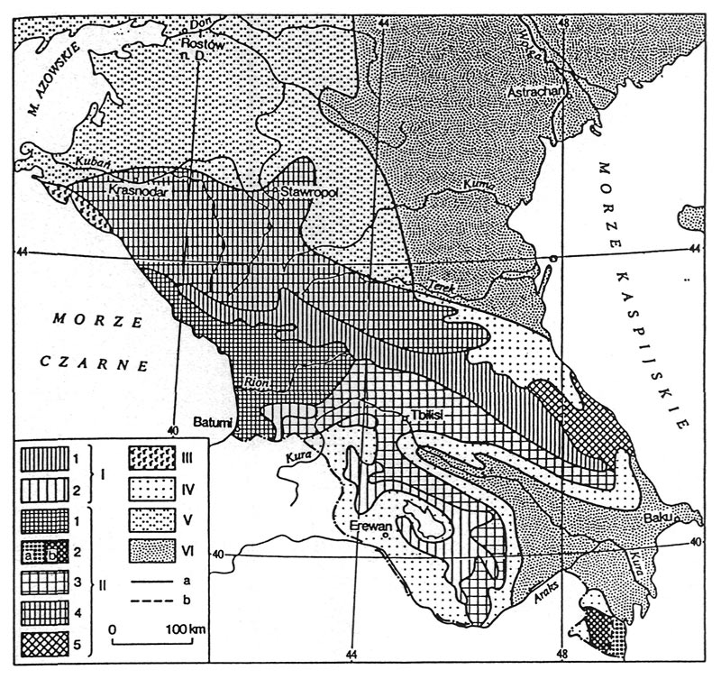 Figure 2. Plant geography of
Caucasus