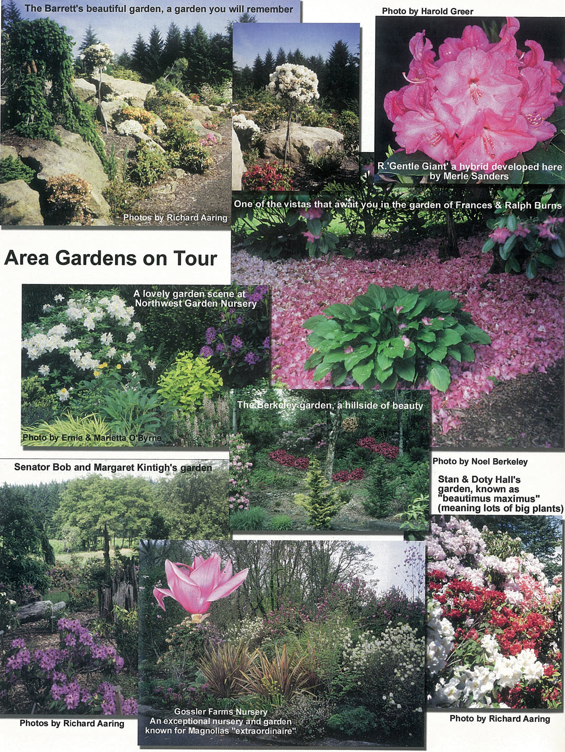 2001 ARS Convention
garden tours