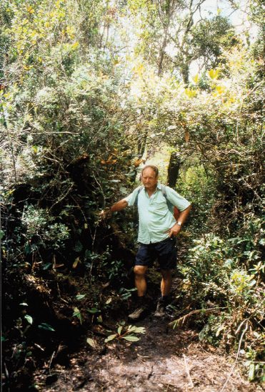 The author in the Arfak Mountains.