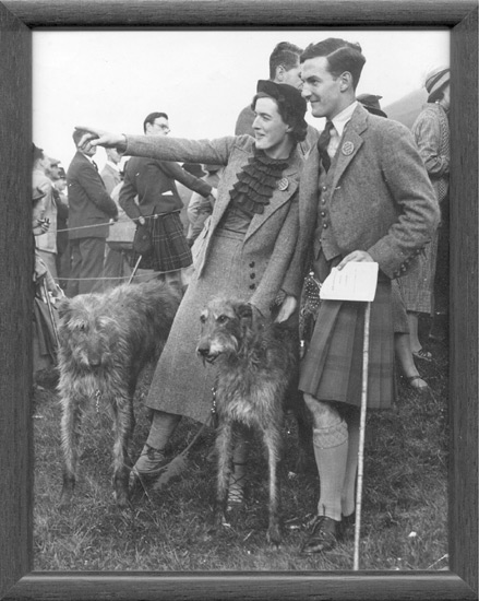 Michael Noble and his
sister Anastasia at the Ardkinglas Sheep Trials