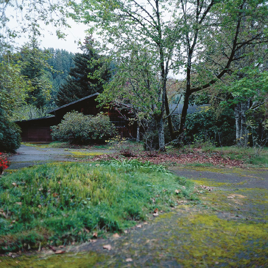 Entrance driveway to
house showing part of circle. Hinsdale Estate