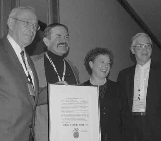 Dr. Paul Anderson, Tim Walsh, June Walsh and Fred
Whitney.