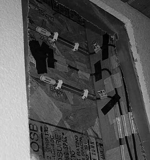 Figure 6. In-Wall Temperature and Humidity Measurement Devices, Laramie