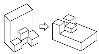 Student example for drawing rotation.