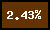 2.43%\%